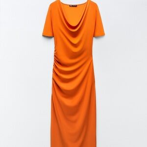 Zara draped dress